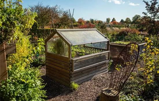 Ein Hochbeet als Highlight im Garten